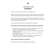 Tablet Screenshot of chanelreplica.com
